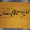 Toalha de Mão personalizada bordada em ponto de cruz