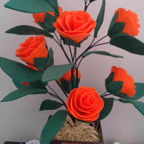 Arranjo floral de rosas