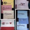 Toalha de Mão personalizada bordada em ponto de cruz