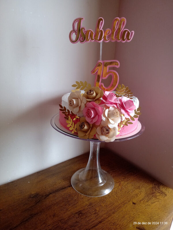 Bolo Confeitado de Aniversário
