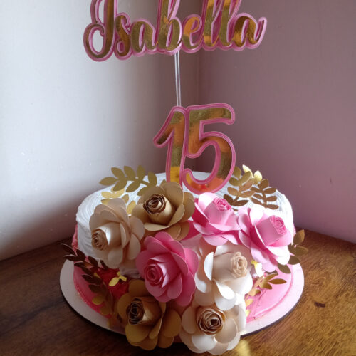 Bolo Confeitado de Aniversário