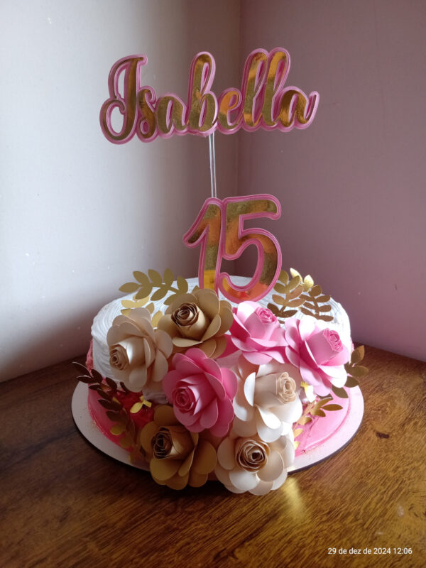 Bolo Confeitado de Aniversário