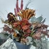 Buquê de arranjo de flores desidratadas