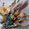Buquê de arranjo de flores desidratadas