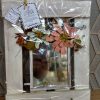 quadro flores 1 Porta chaves ou utilitários